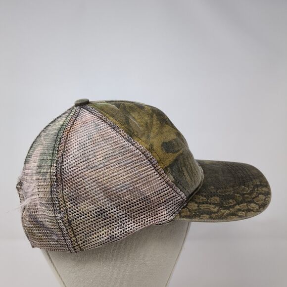 Realtree Strapback Trucker Hat Camo OS Adjustable Blank Whitewater Outdoors - Picture 4 of 9